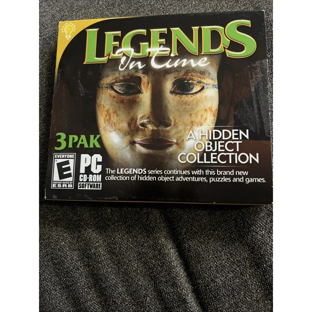 On Hand Legends On Time PC Game 3-Pak Everyone Black Hidden Object Collection
